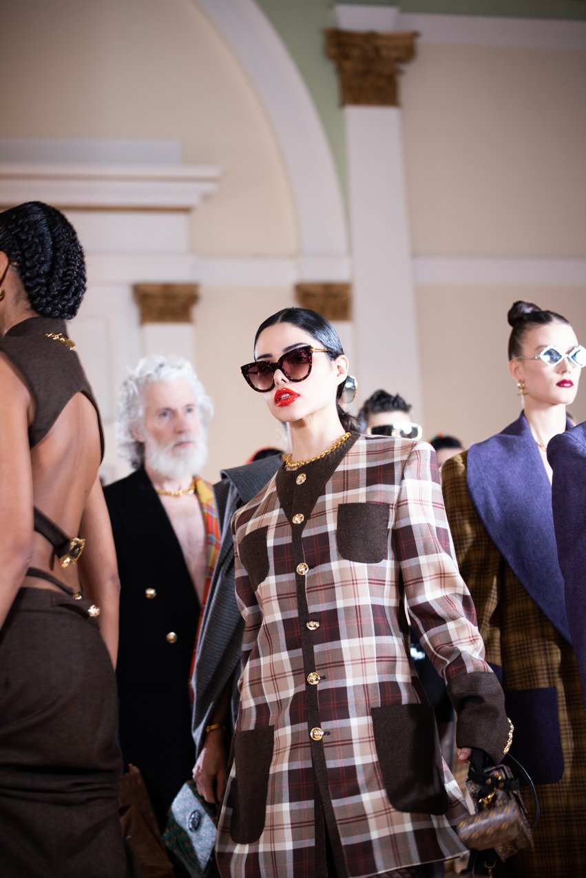 Backstage for Helen Anthony