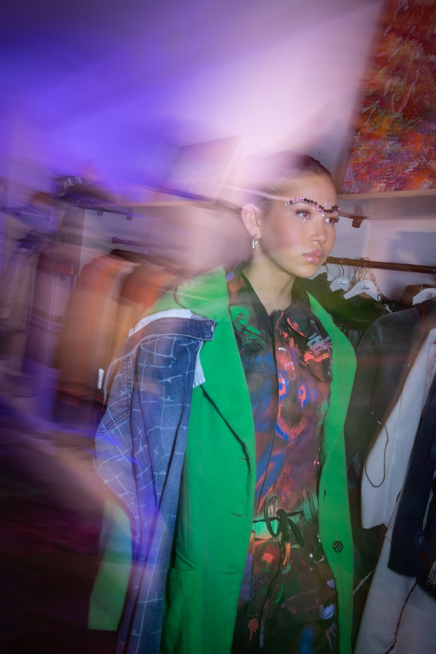 Backstage for NeverFadeFactory SoHo