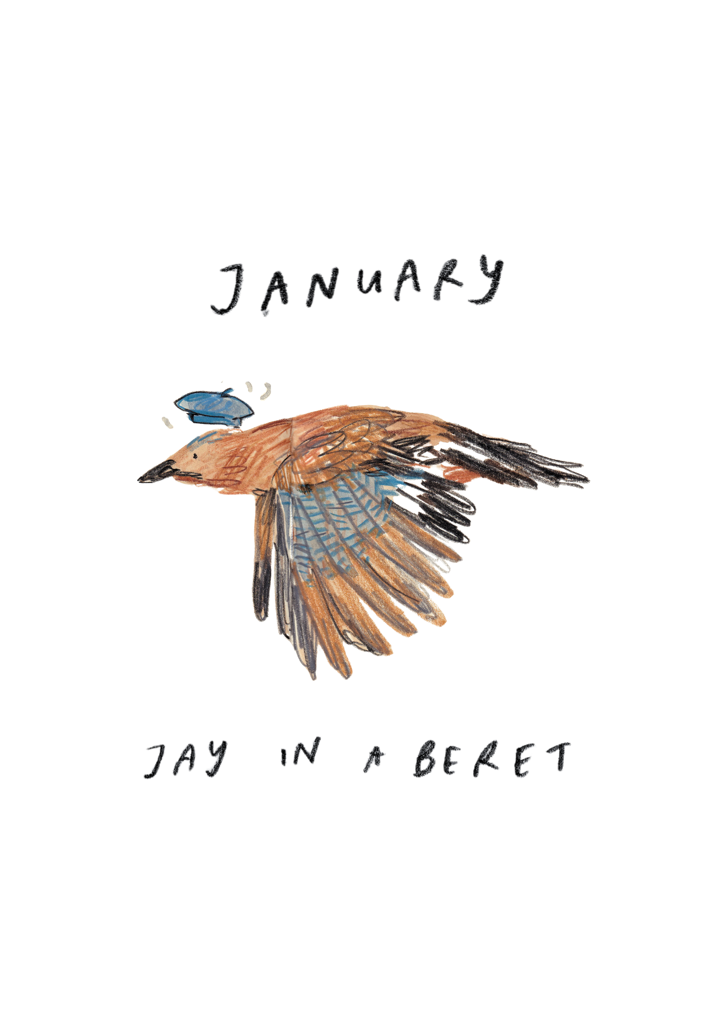January - Jay in a Beret