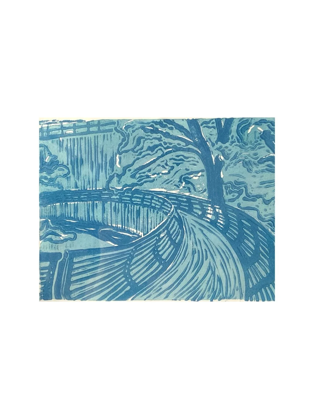 Millennium Walkway - blue