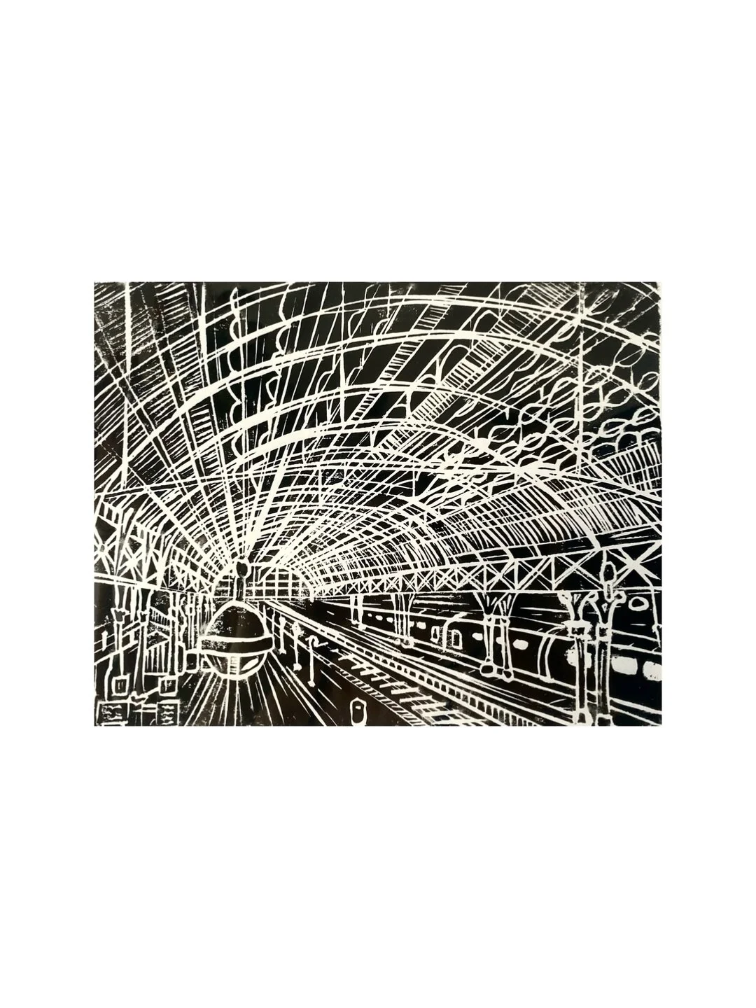 Manchester Piccadilly - black + white