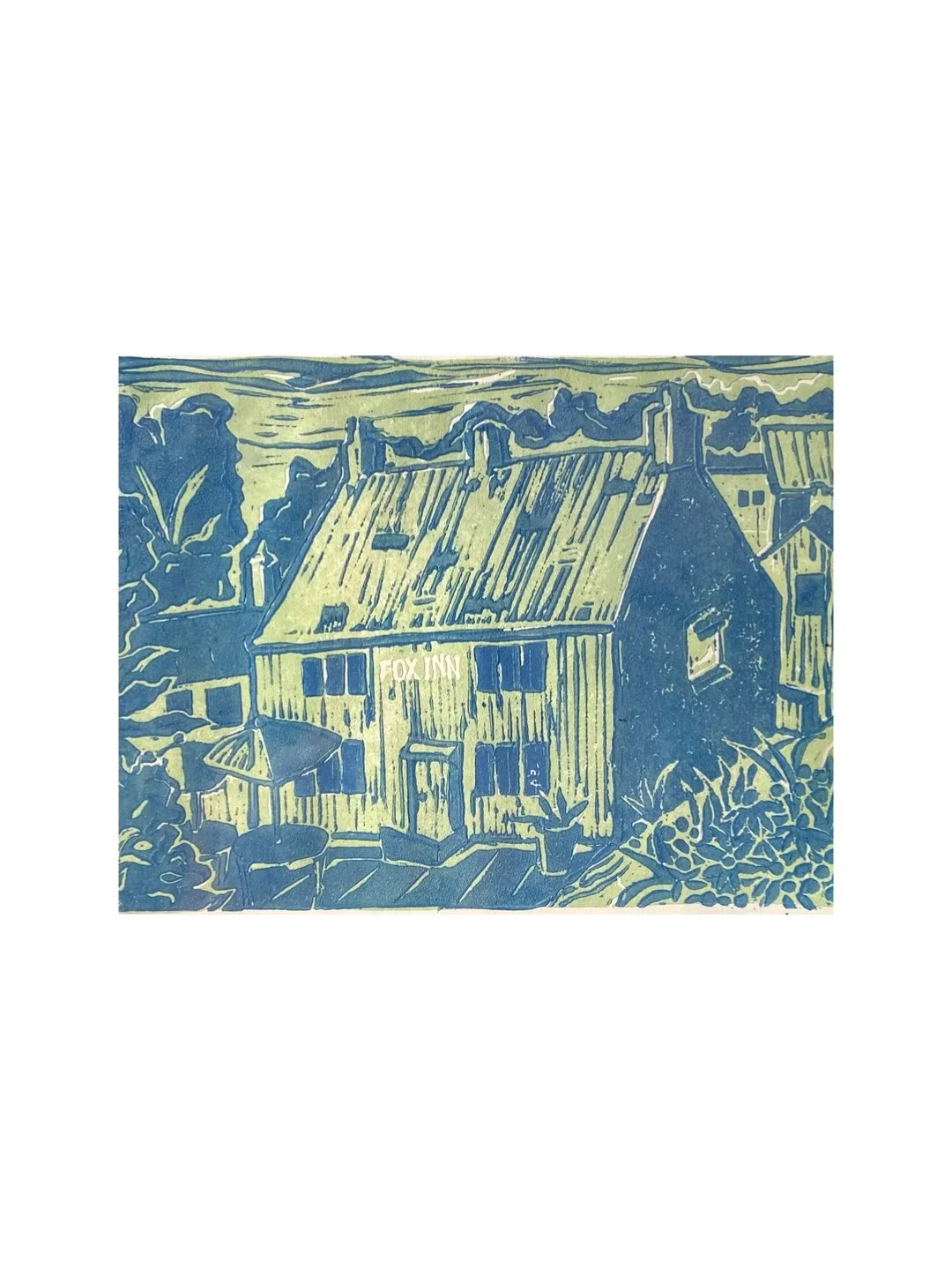 The Fox Inn - blue