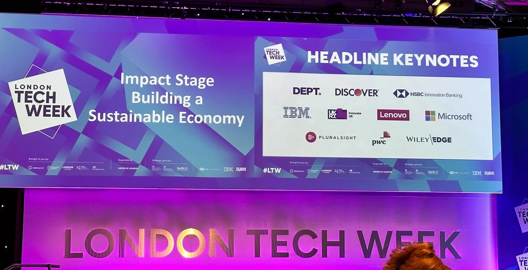 True at London Tech Week - Solutions for a Sustainable Future