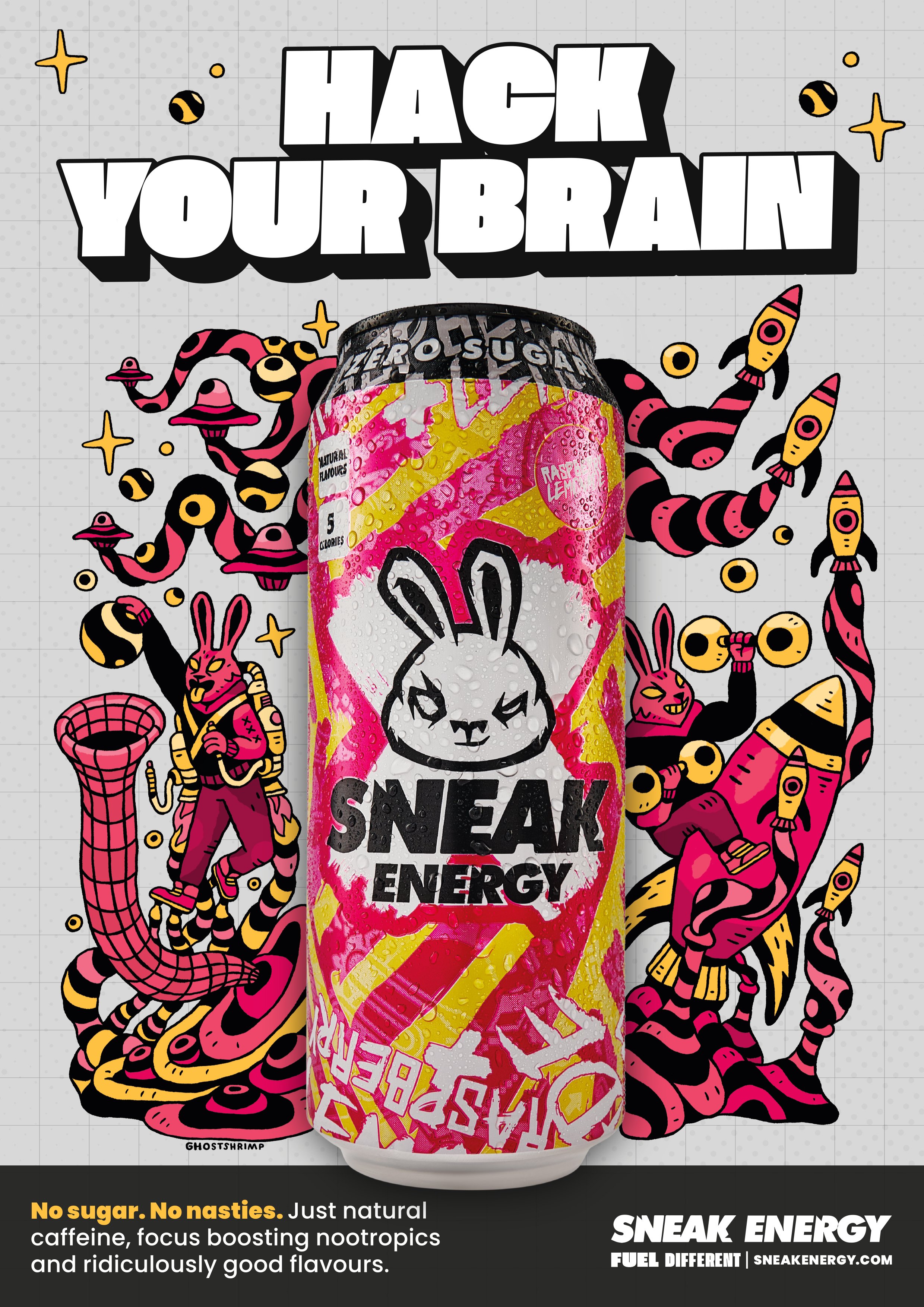 Sneak Energy Wants To ‘HACK YOUR BRAIN’ This Summer
