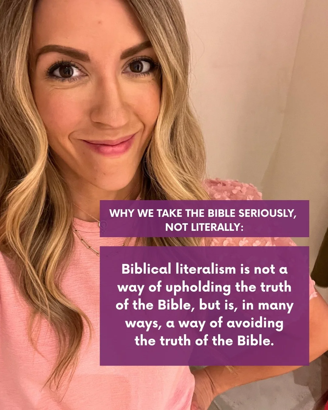 Hear me out: Biblical literalism is often presented as the truest way to honor the Bible. As though taking every word LITERALLY is the highest regard anyone can have for Scripture. 

But, if you really think about it, biblical literalism is actually 