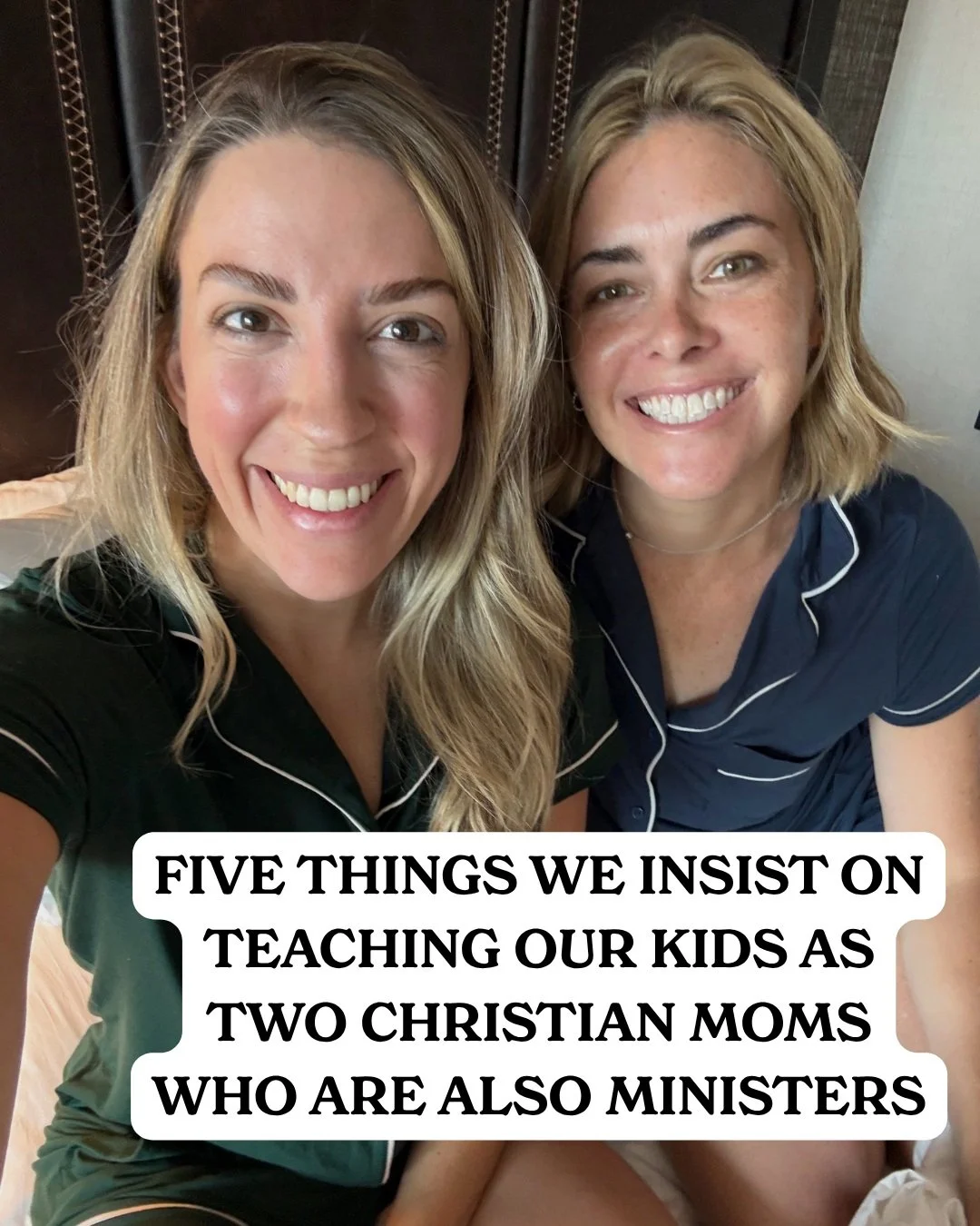 As moms and ministers, we insist on making sure our kids know these things. But we want to know, what do you insist on teaching your kids? Let's make a list!