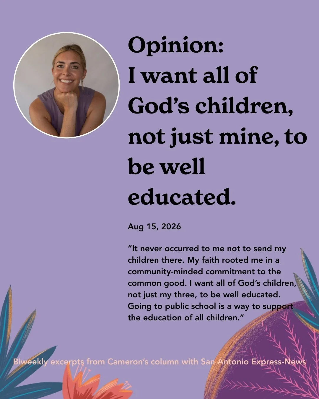 Sometimes ministry looks like public theology - and that&rsquo;s what I most like doing. I&rsquo;m grateful to get to write a biweekly column for my local newspaper on matters of faith and public life. Here are the most recent 3! Each slide&rsquo;s c