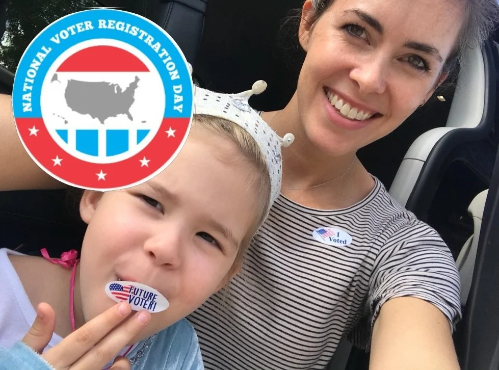 Our favorite season is upon us&hellip;VOTING season! And today is National Voter Registration Day! Help us celebrate by registering to vote or checking your status. We both just checked on our status and had fun looking through old pictures of voting