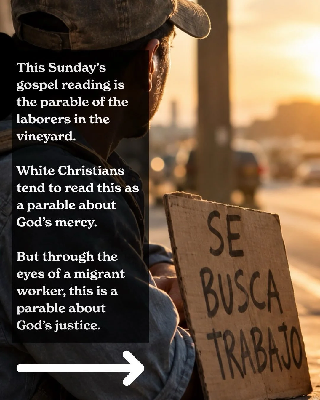 Preaching this Sunday on a popular parable. In honor of Hispanic Heritage Month and my own Hispanic heritage, I&rsquo;ve been working to read the Bible through Hispanic eyes. (Thank you, Justo Gonzales!) Through the lens of a migrant worker, this par