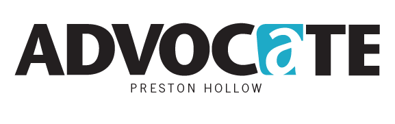 Logo for advocate Preston Hollow with a stylized lowercase 'a' in a light blue square.