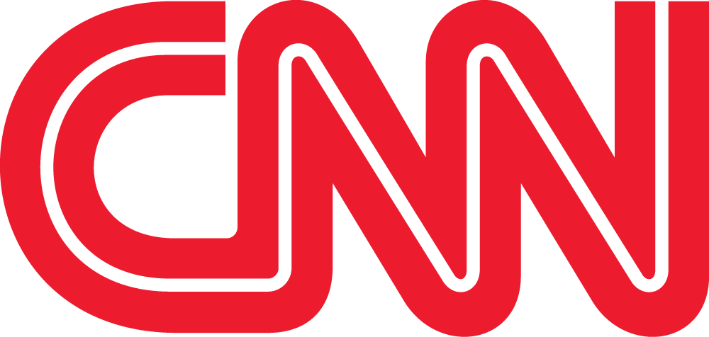 CNN logo in red and black.