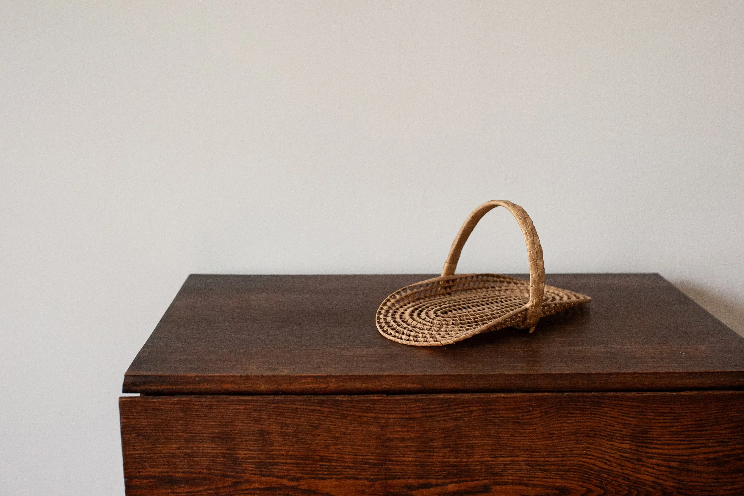 Handwoven Mini Basket with Handle