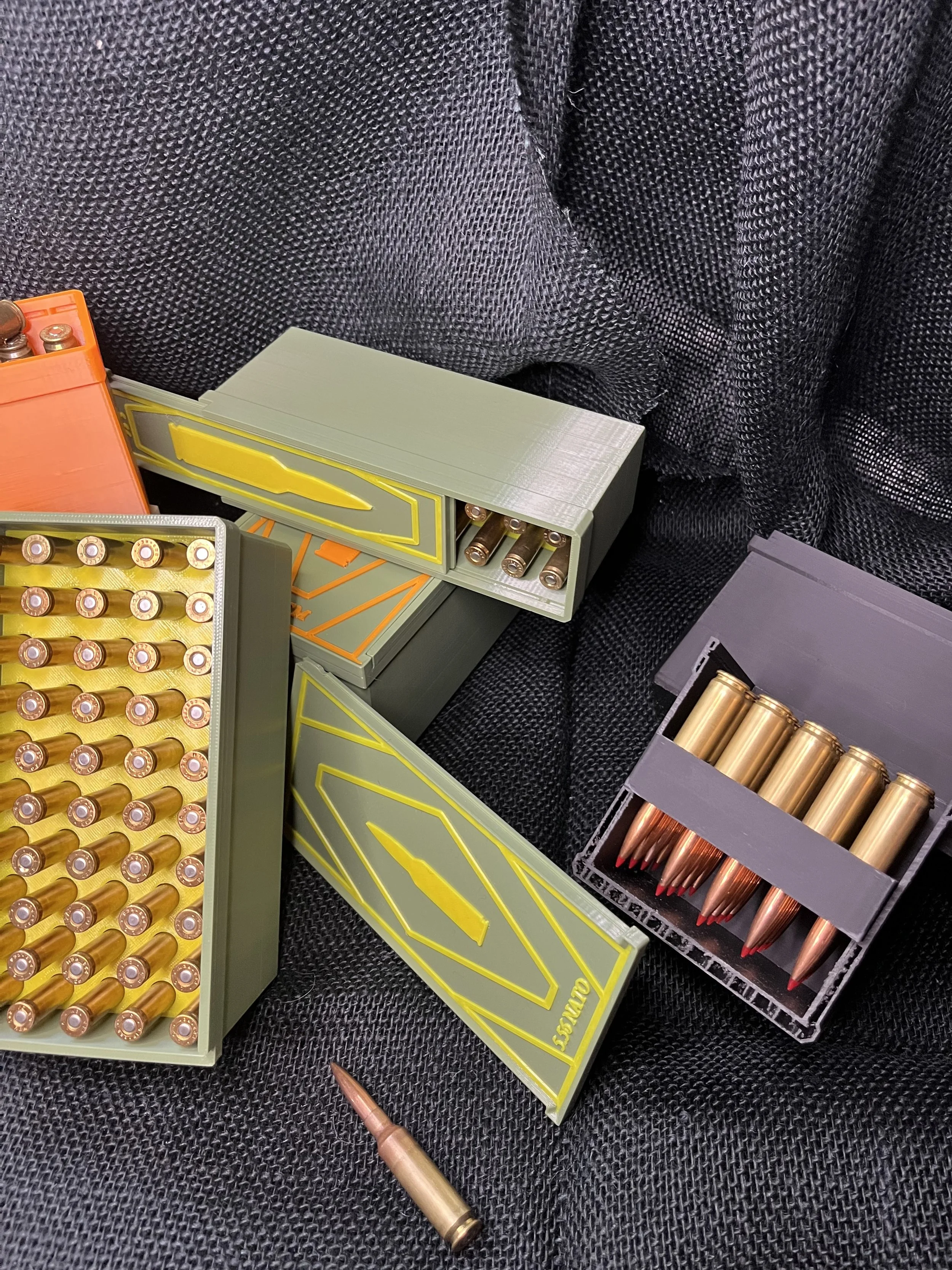 Stackable Floating Ammo Box – 20/50/100 Round – SAAMI Calibers – +.185” COAL