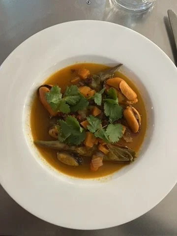 mussels - artichoke - sobrassada