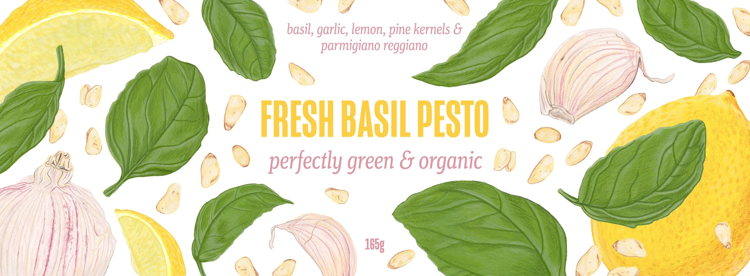 Basil Pesto Label