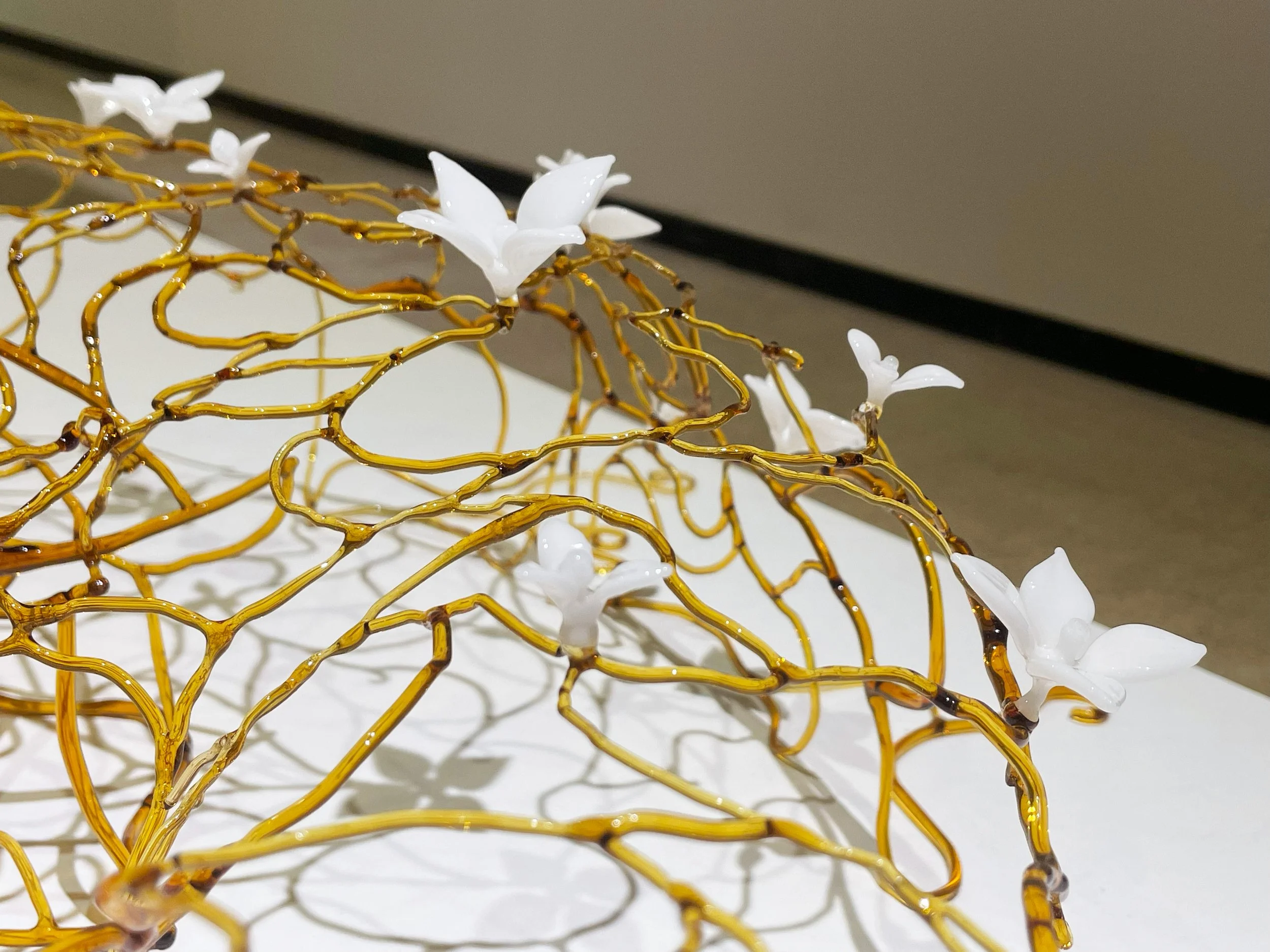 The Fawn that will Always be Loved, Borosilicate Glass, 11" x 32" x 20", 2023