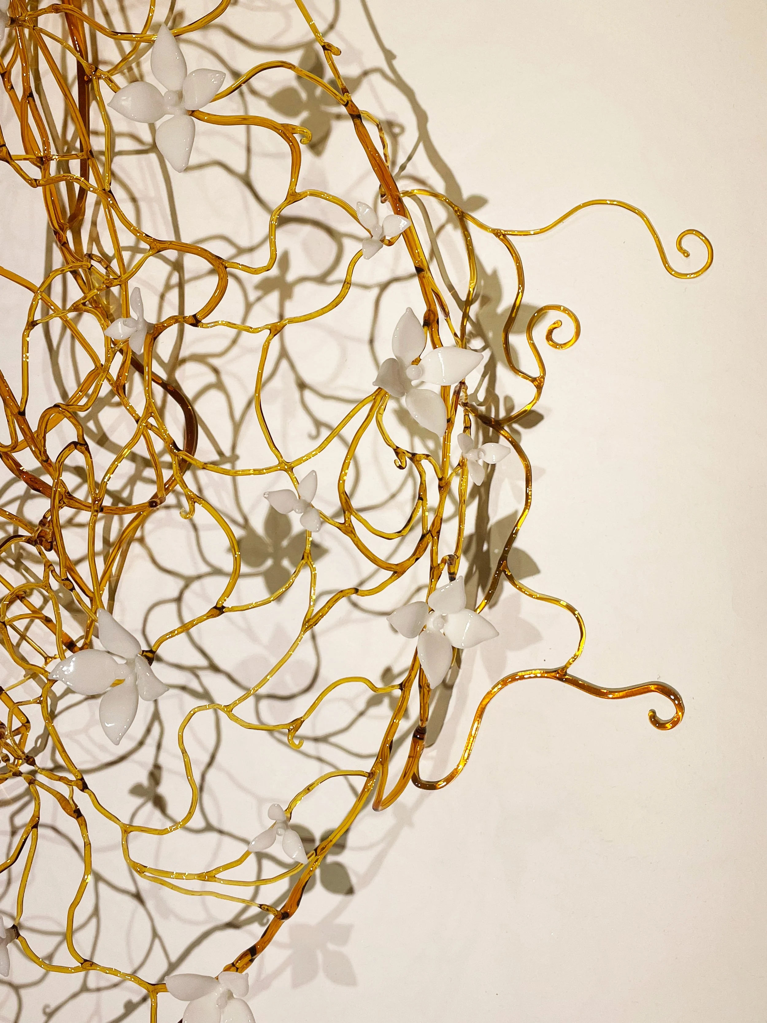 The Fawn that will Always be Loved, Borosilicate Glass, 11" x 32" x 20", 2023