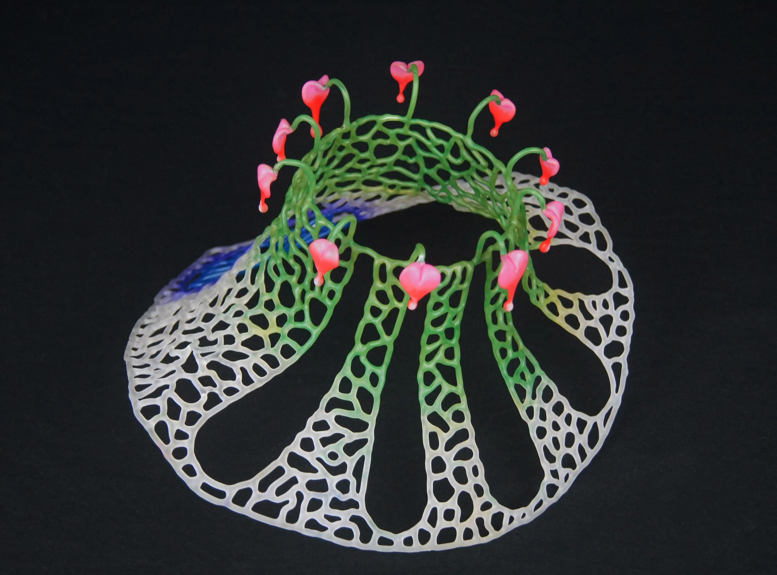 The Dissimulation of Ones Innermost Qualities, borosilicate glass, 7.5" x 12" x12", 2020