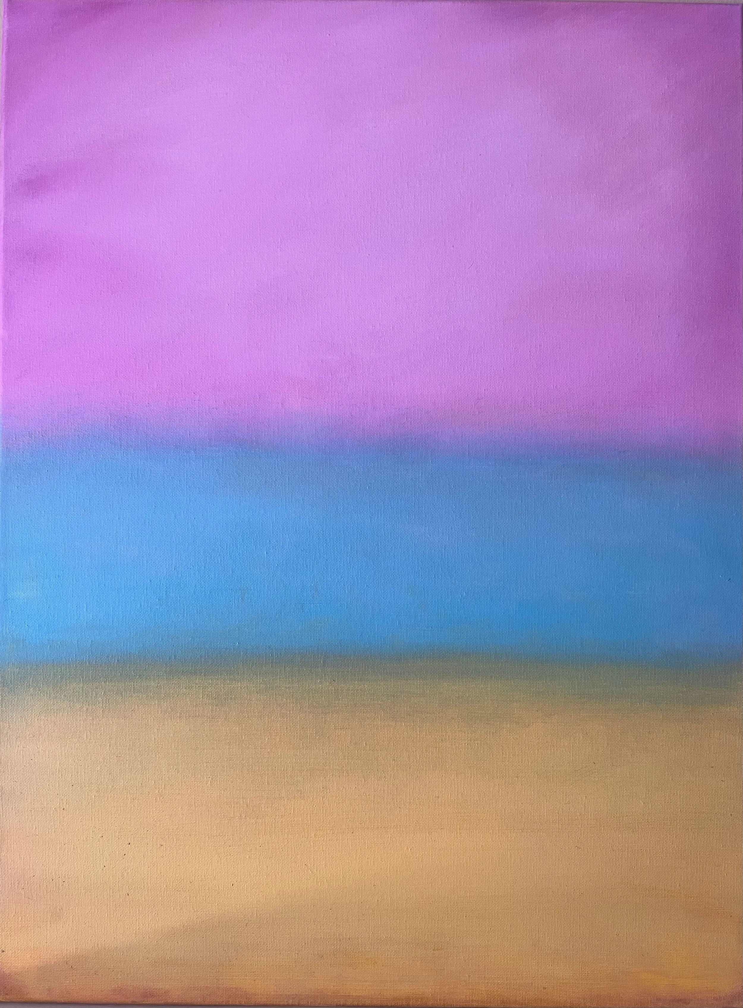  Atmospheric Fields Gesture dissolves into tonal atmosphere, compressing depth while maintaining subtle structural tension.  2025  Oil on canvas  Artist Collection  61 × 46 cm (24 × 18 in) 