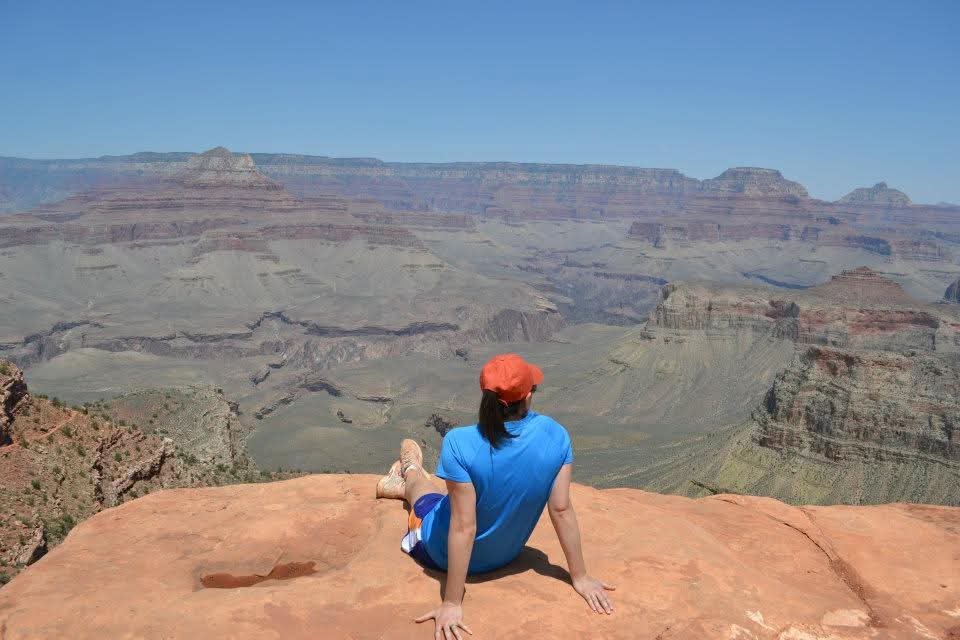 The serenity of peace and evolving path of the Grand Canyon.