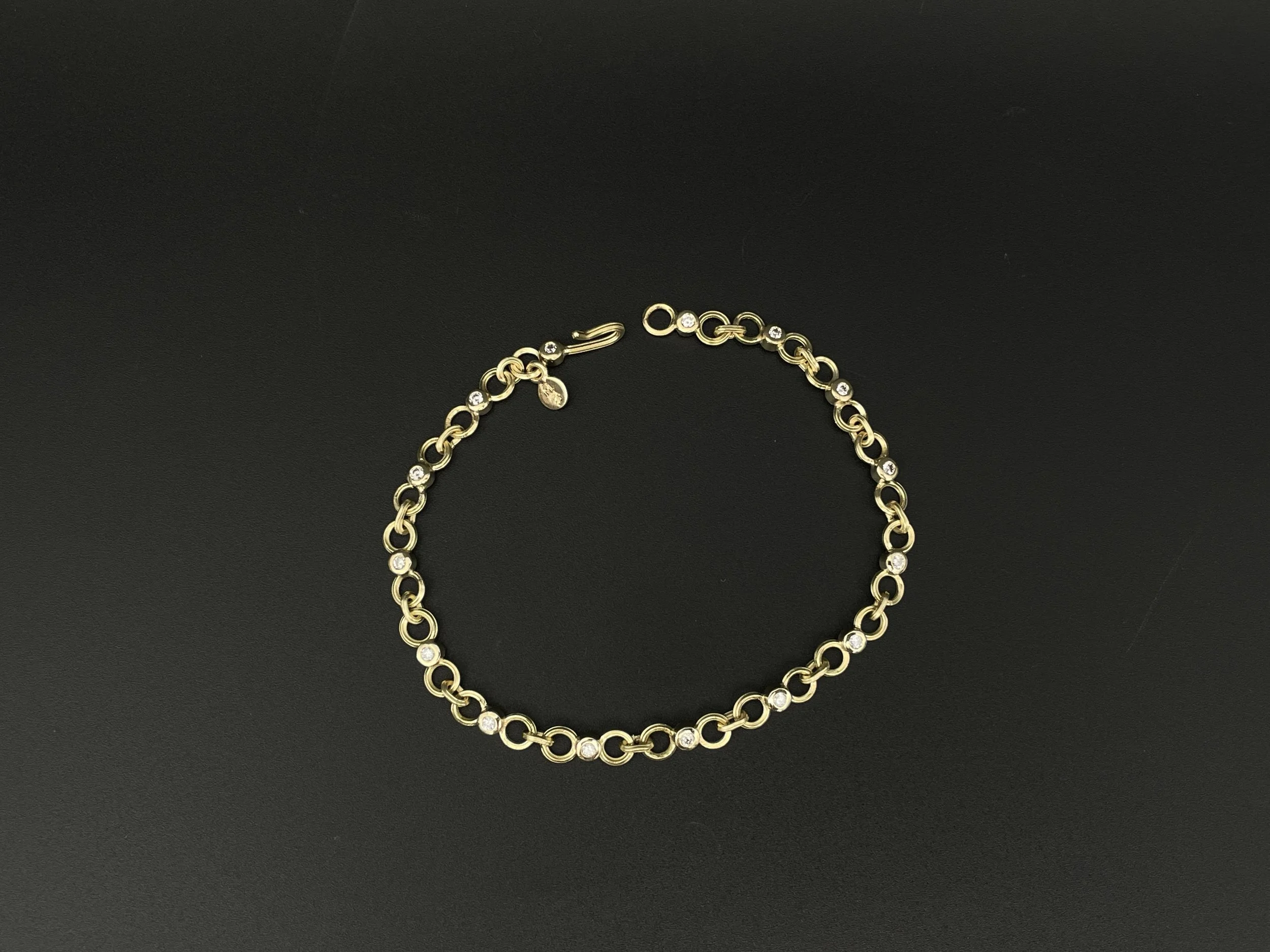 Trinity Chain Diamond Bracelet