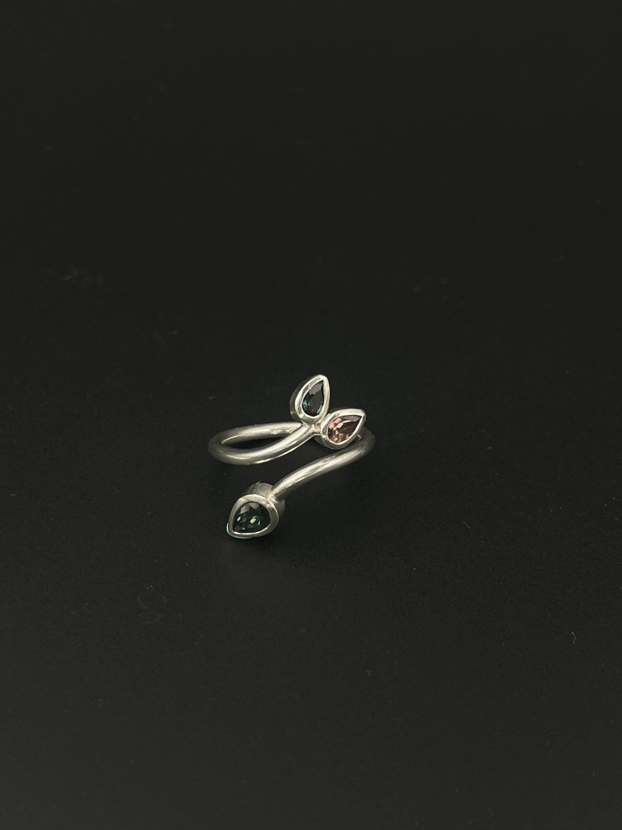 Sapphire Trio Ring