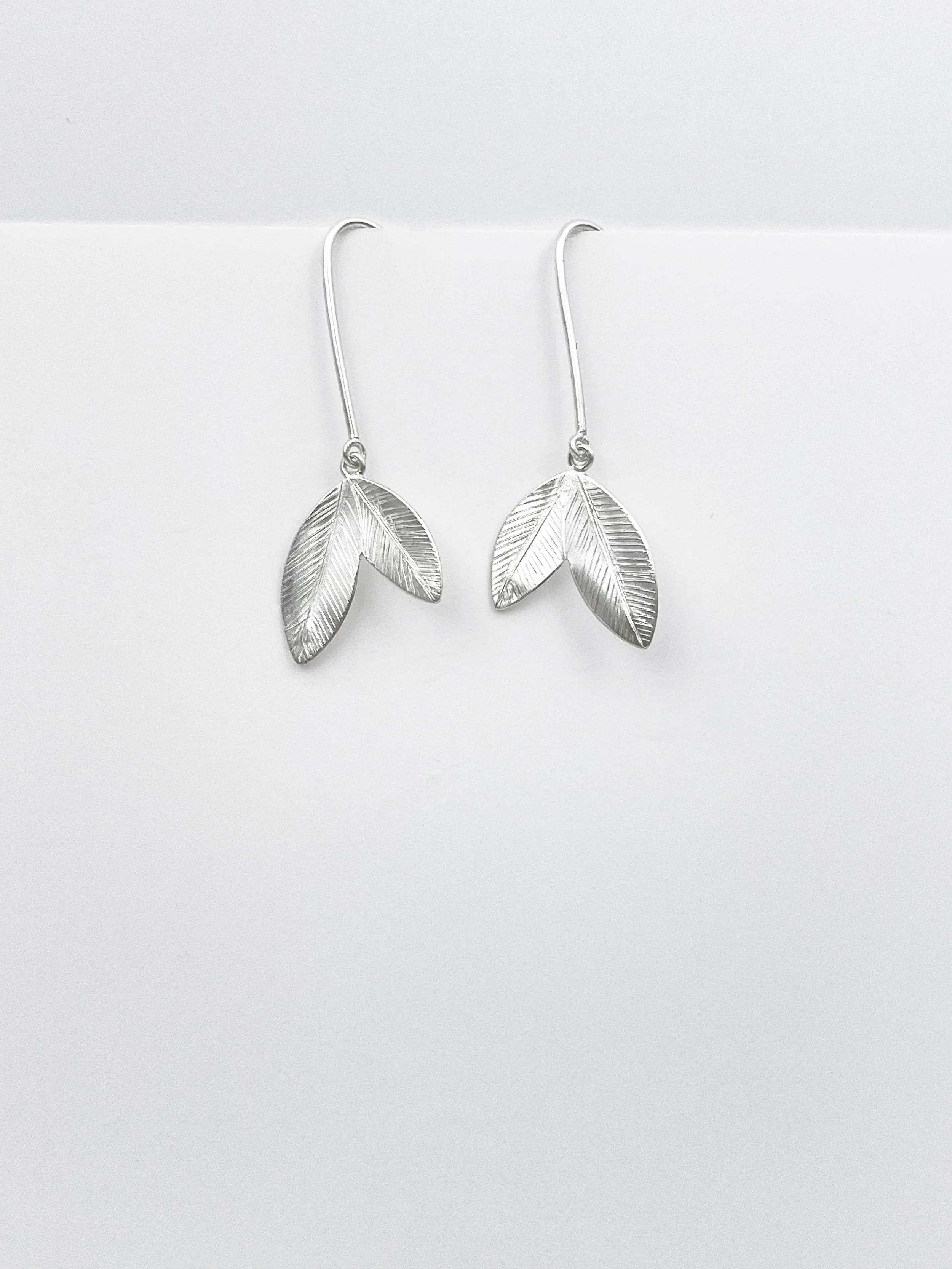 Leaf Signet Earrings