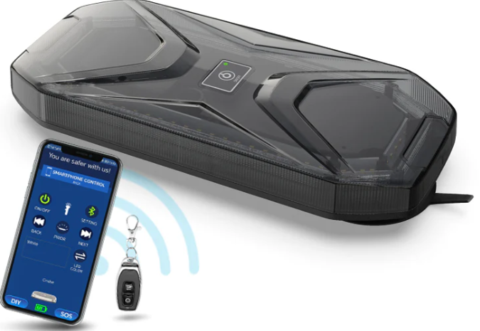 APP Control Wireless Magnetic Warning Bar