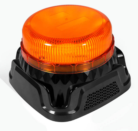 4.3" Amber Beacon Light with Reverse Alarm