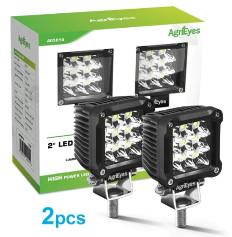 2PCS LED Work Light Mini Spot Lights