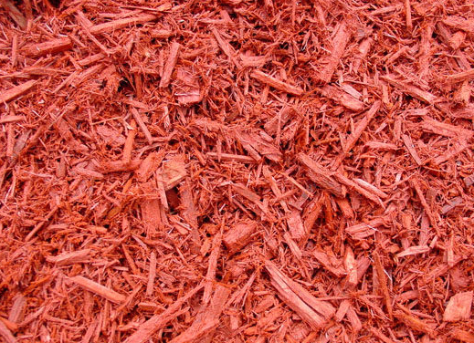 Red Colored Mulch