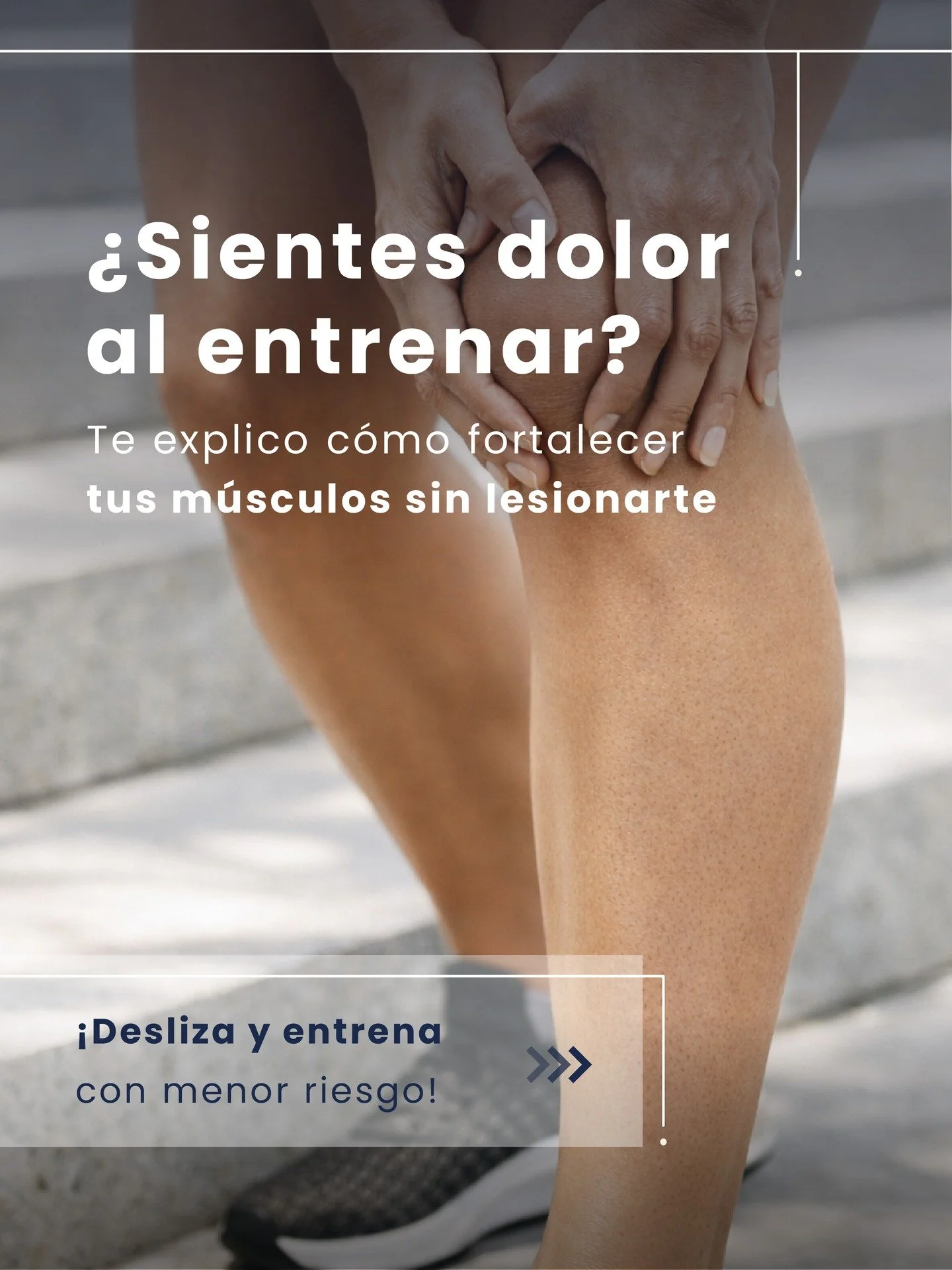 🏋🏼Entrena con estrategia:

Muchas lesiones aparecen cuando te ejercitas con intensidad, sin preparaci&oacute;n.

Entrenar progresivamente dando el descanso adecuado a tu cuerpo es lo que realmente te ayuda a ganar fuerza sin poner en riesgo tus art