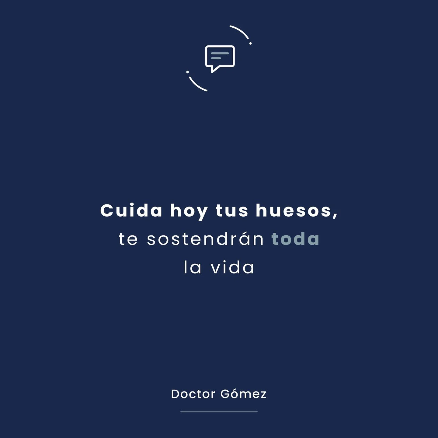 Tus huesos han sostenido cada paso de tu vida.

Aunque muchas veces no pensemos en ellos hasta que empiezan a doler o a debilitarse.

🧑🏼&zwj;⚕️En nuestro consultorio, recibir&aacute;s una evaluaci&oacute;n personalizada para proteger tus huesos y a