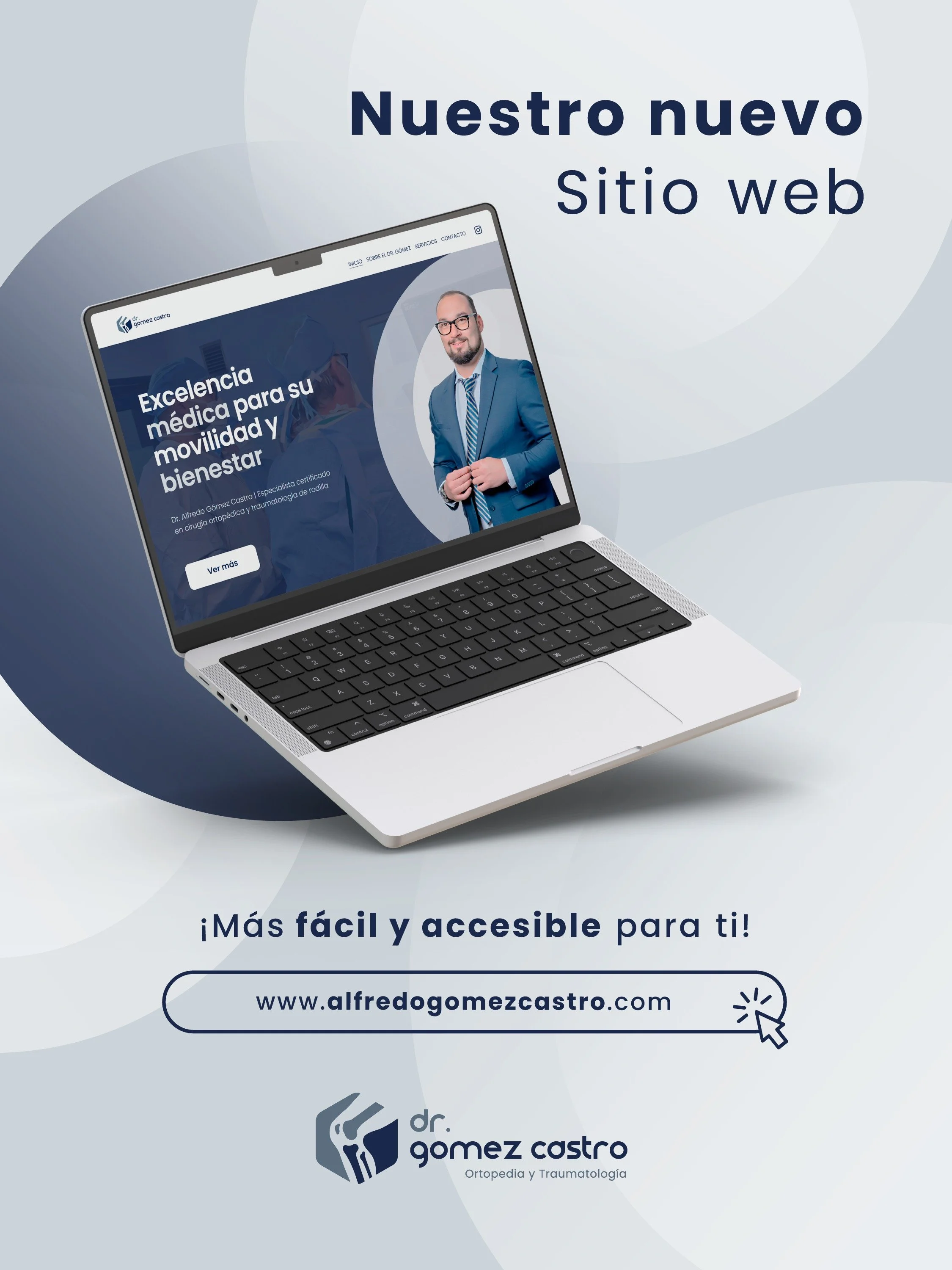&iexcl;Ahora es m&aacute;s f&aacute;cil encontrar la informaci&oacute;n que necesitas para cuidar tu salud y movimiento!🏃🏼&zwj;♂️

Con nuestro nuevo sitio web, podr&aacute;s agendar tu cita m&aacute;s f&aacute;cilmente, resolver dudas y encontrar i