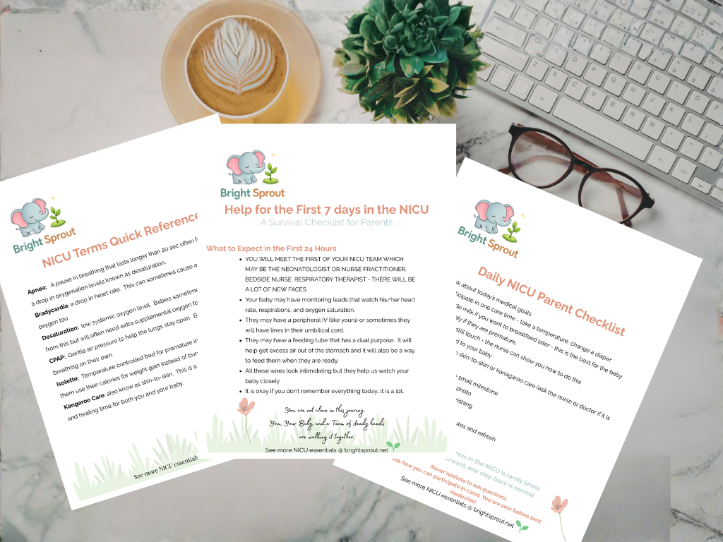 First 7 days in NICU Survival Kit - Free download