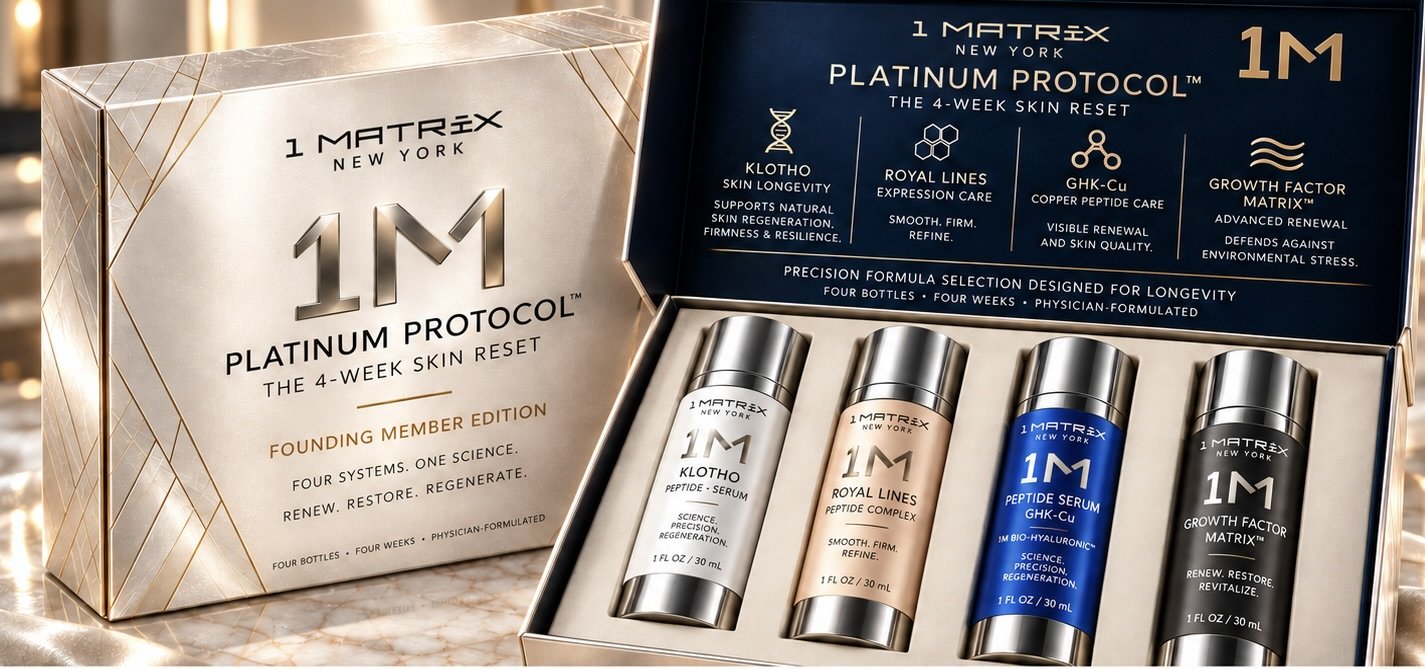 One Matrix New York Platinum Protocol Founding Member Edition kit with four 30 mL serums