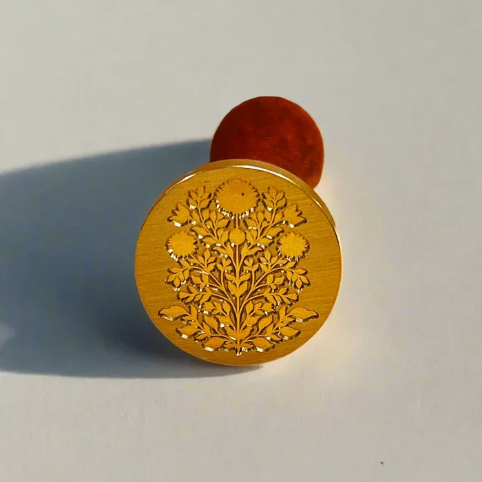 Elegant Floral Wax Seal Stamp