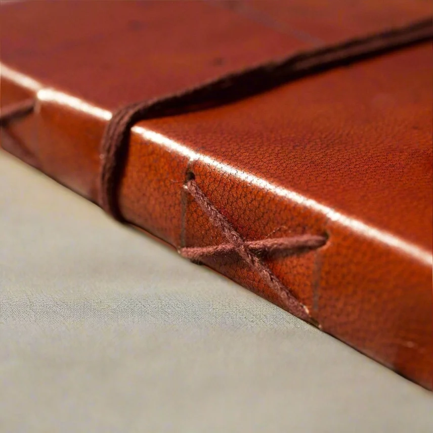 GROW THROUGH WHAT YOU GO THROUGH - leather journal 7.webp