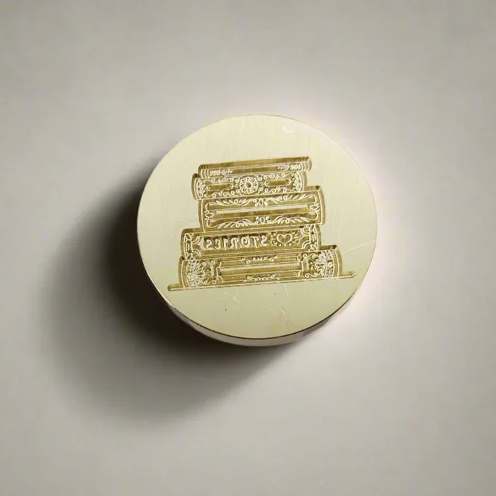 Stack of Books Wax Seal Stamp