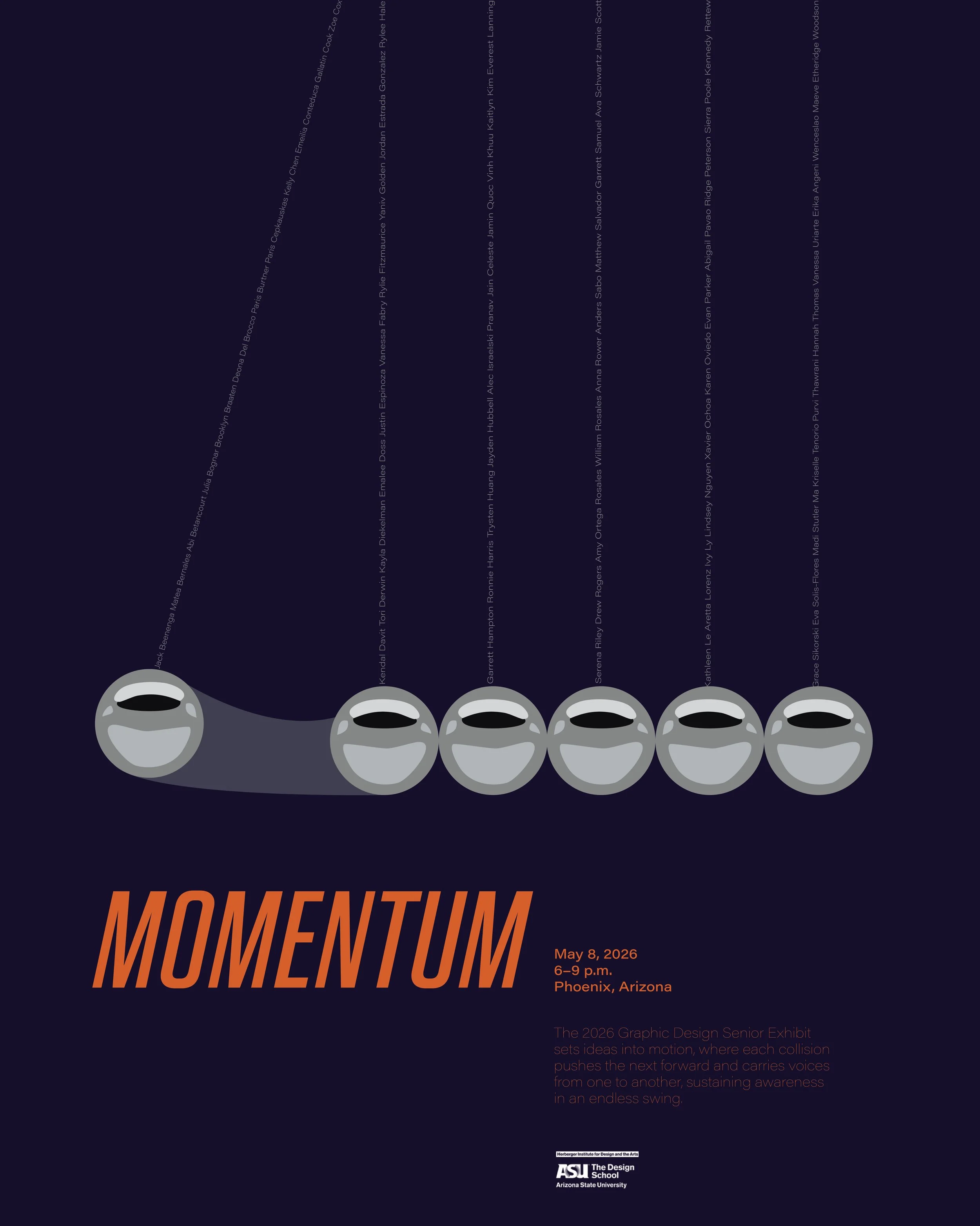 Senior Show Promotional Poster