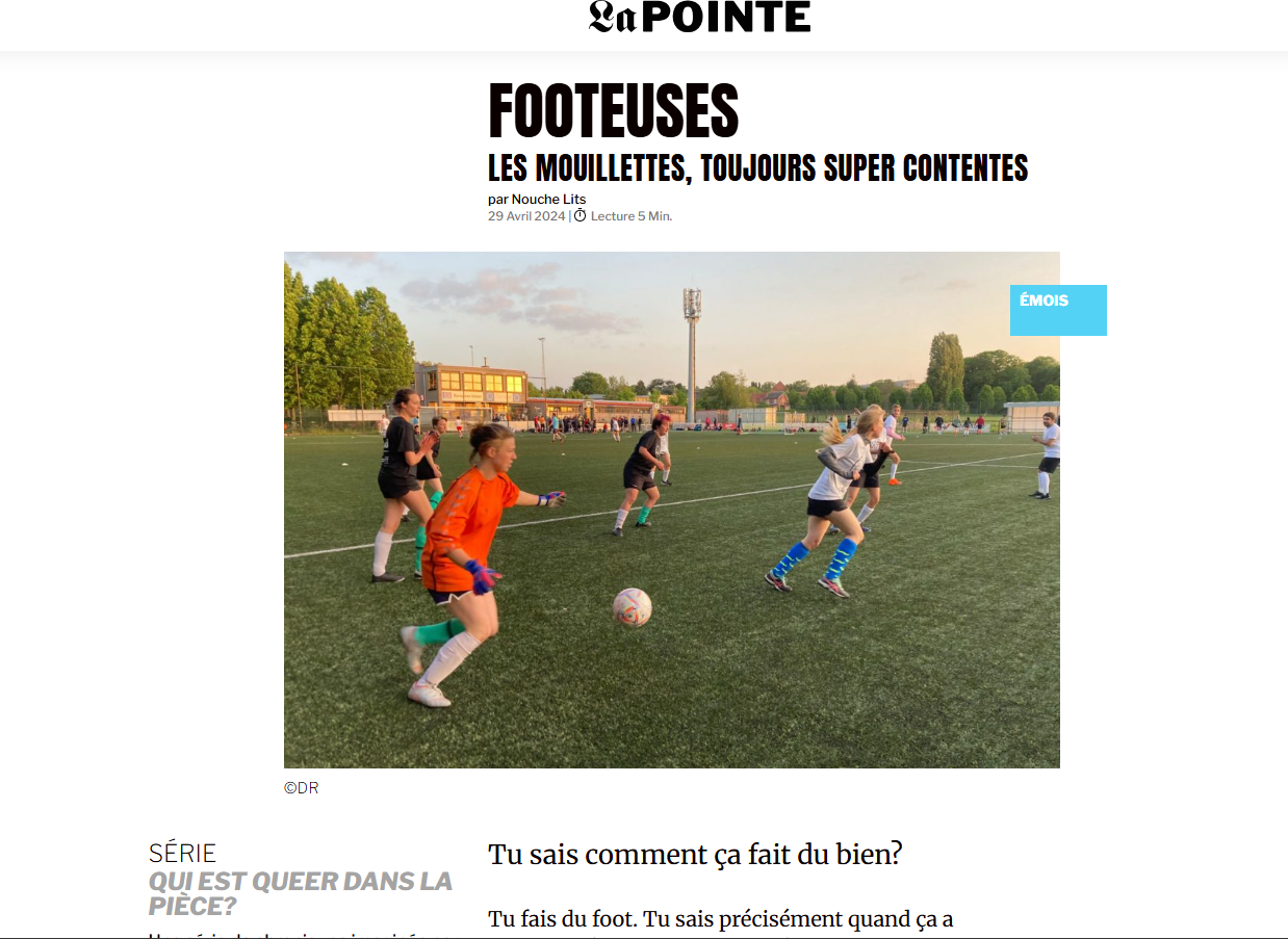 Footeuses - Les Mouillettes, toujours super contentes