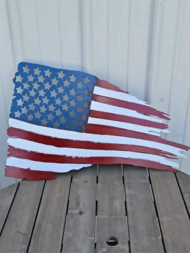 Rugged American Flag