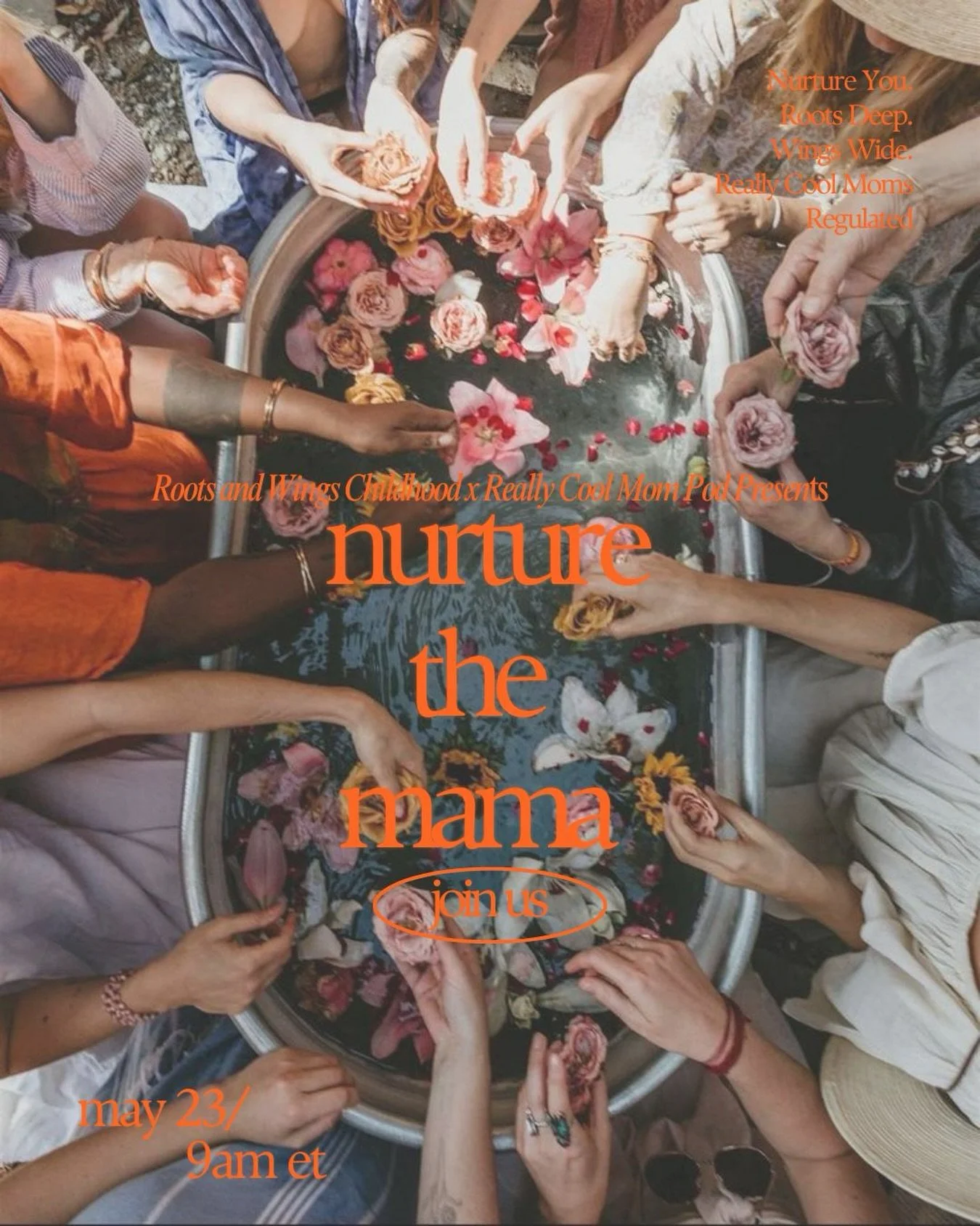 Roots deep. Wings wide. Cool mom vibes rippling. 

This gathering was created for the mothers carrying entire worlds quietly.

The mothers craving softness.
Connection.
Breath.
Community.
The feeling of coming home to themselves again.

✨ NURTURE THE