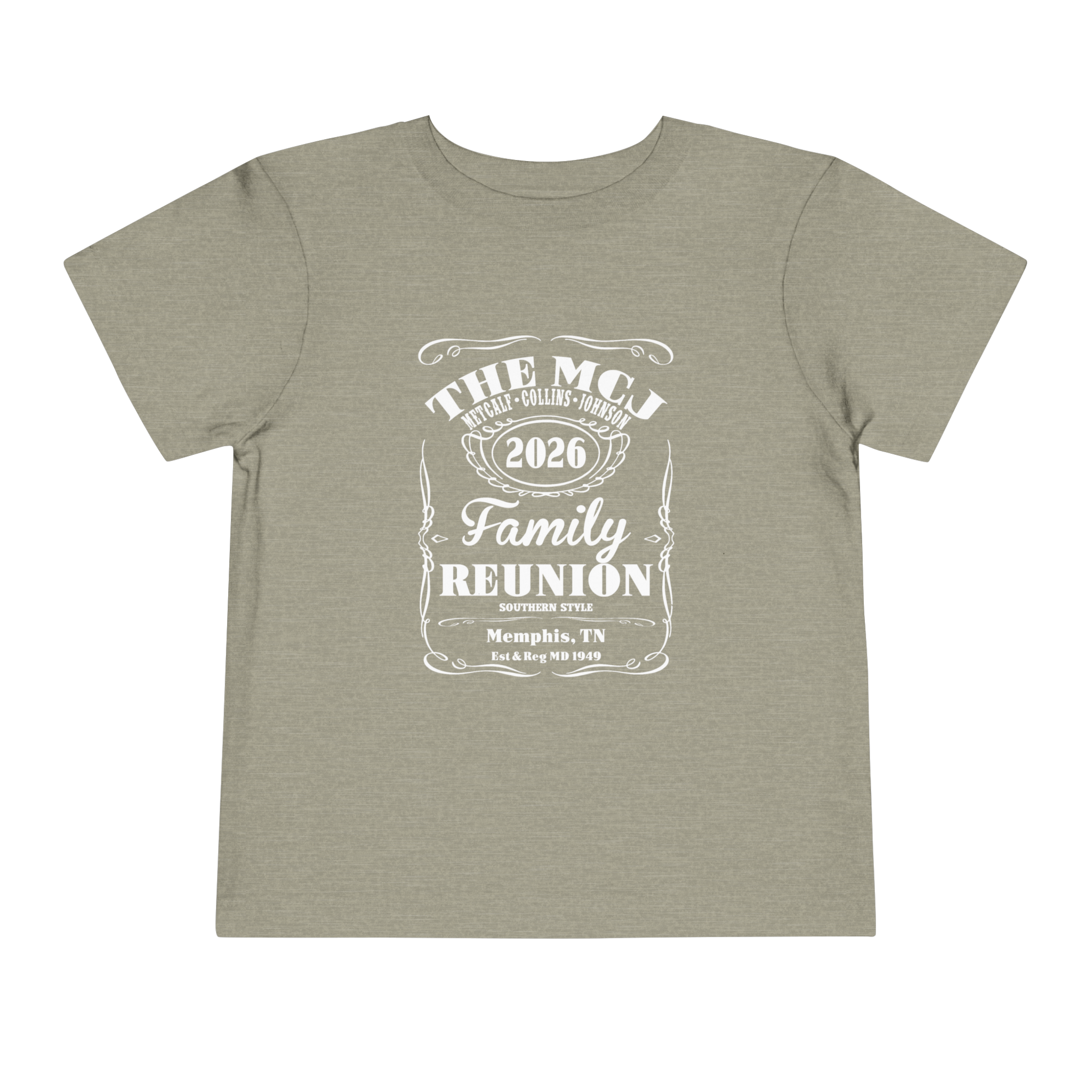 Metcalf "M" Toddler Memphis Skyline Tee