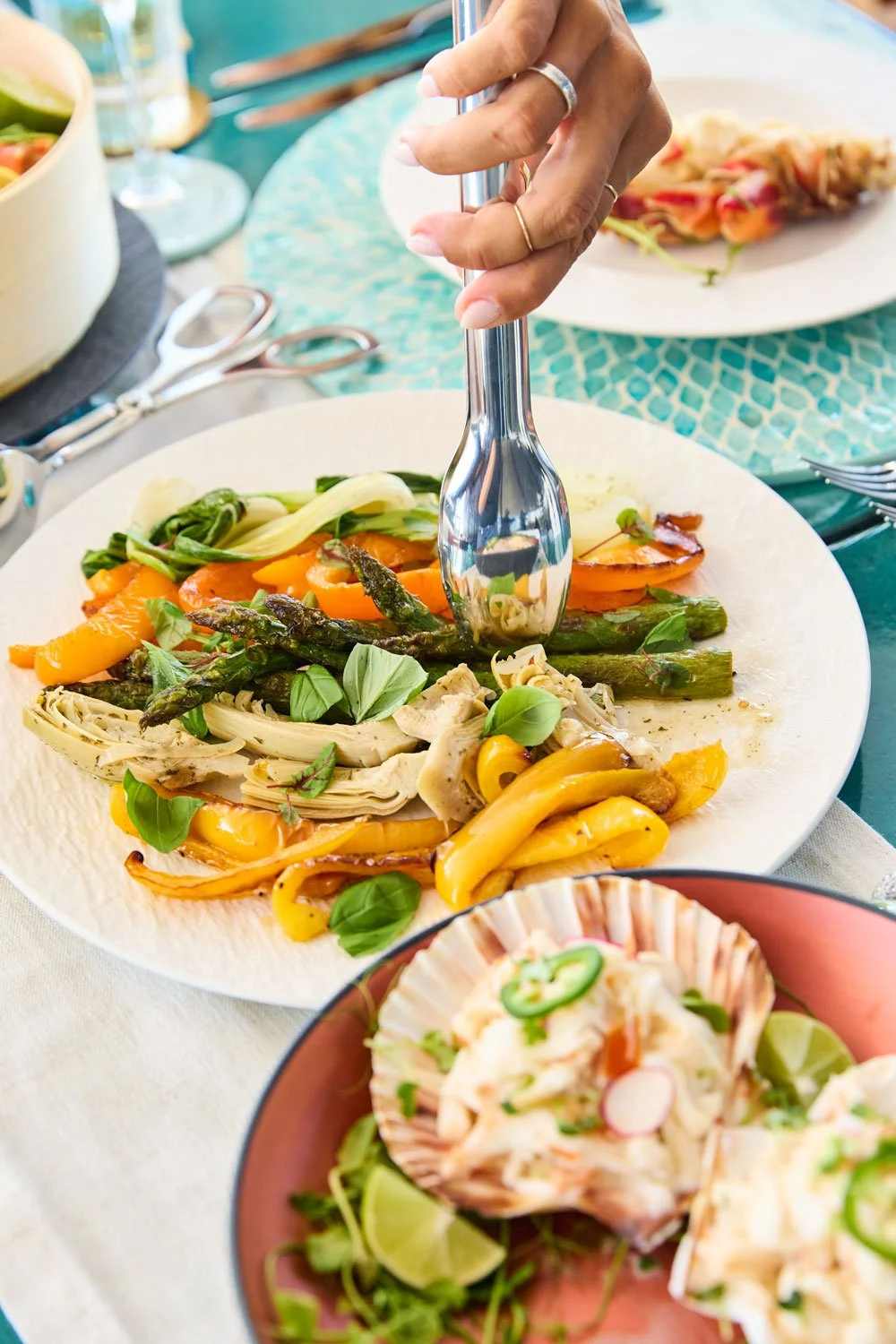 Char-Grilled Mediterranean Vegetables Oregano vinaigrette