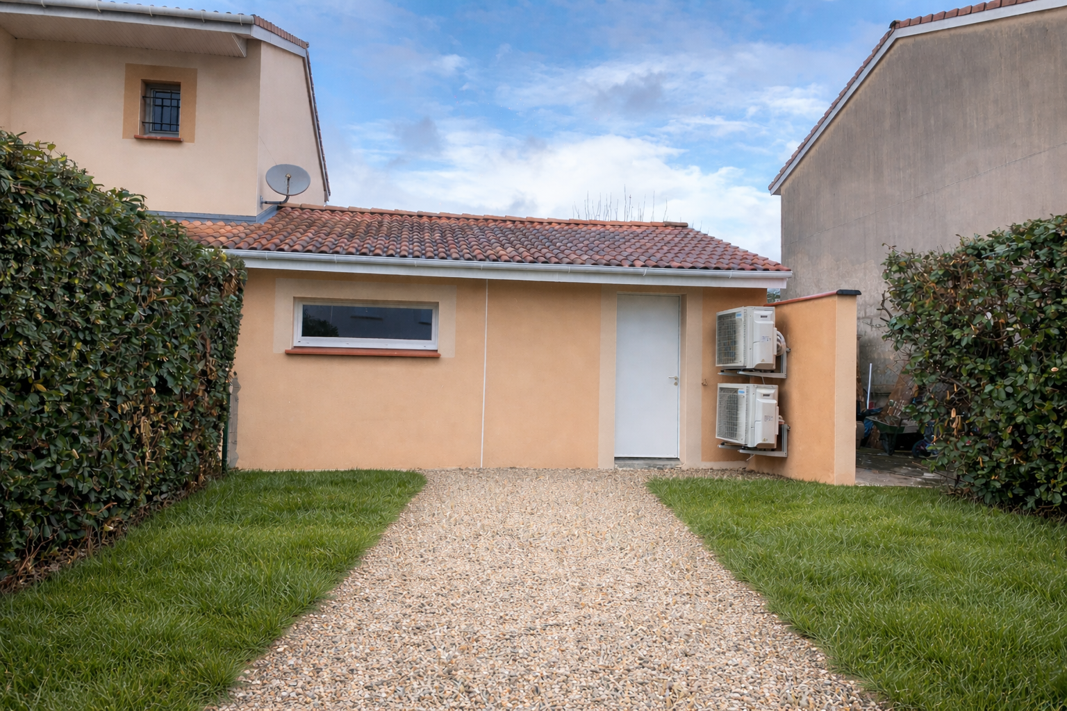 Agrandissement d'une maison mitoyenne