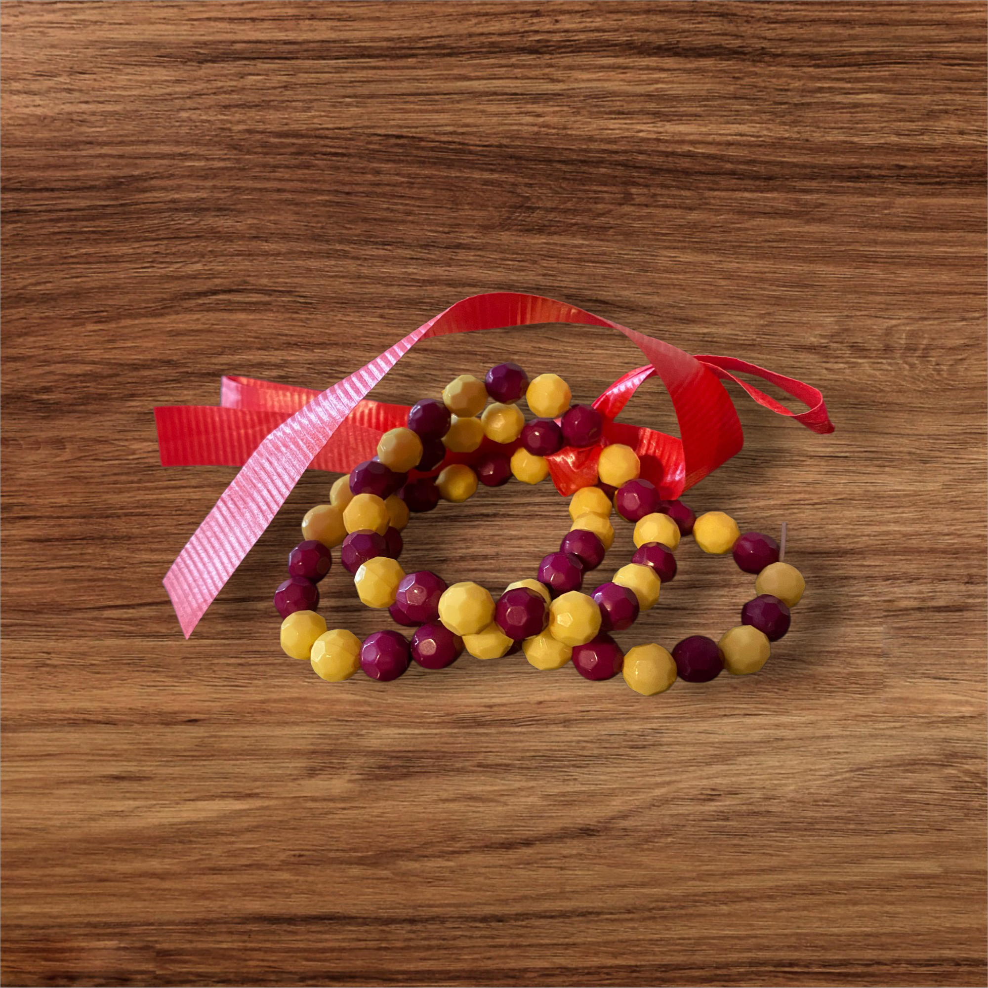 Golden Berry Bracelet Set