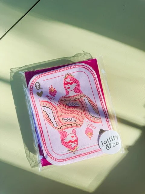 Queens Card Large Napkins