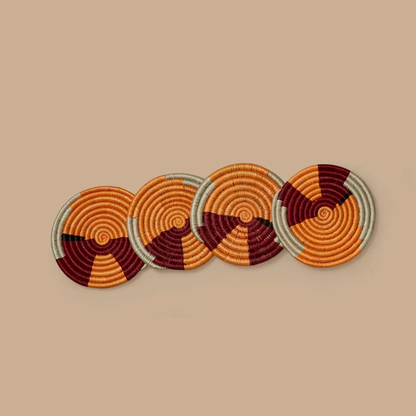 Amaryllis Coasters (Set of 4) by Indego Africa
