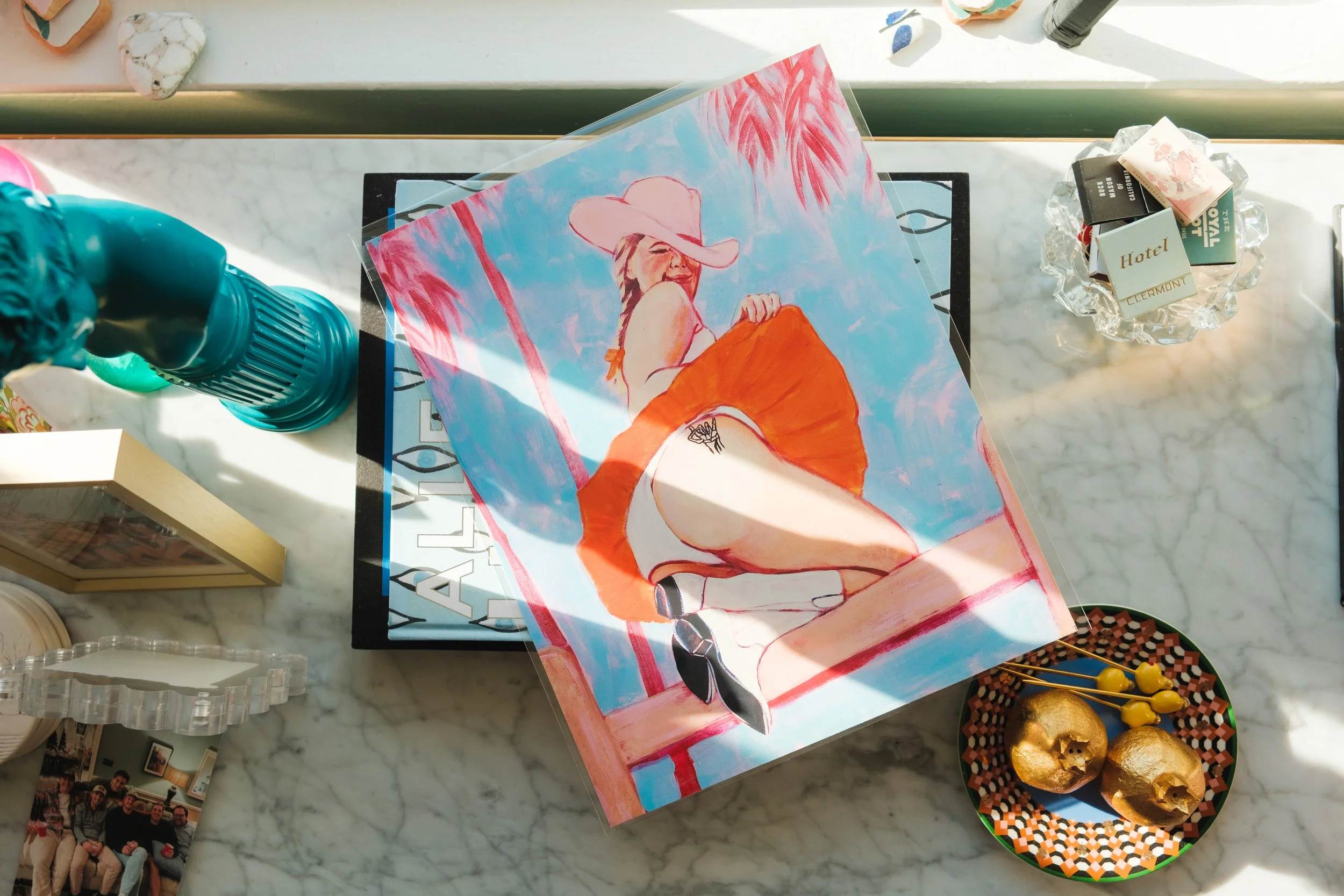 "Can't Fence Me In" Print by Lindsay Cherek Waller, 11"x14"